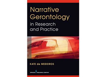 a book cover with the title'narrative gerontology in research and practice '