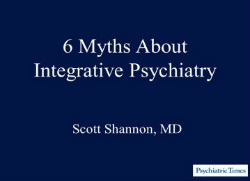 the cover of 6 myths about integrative psychiary